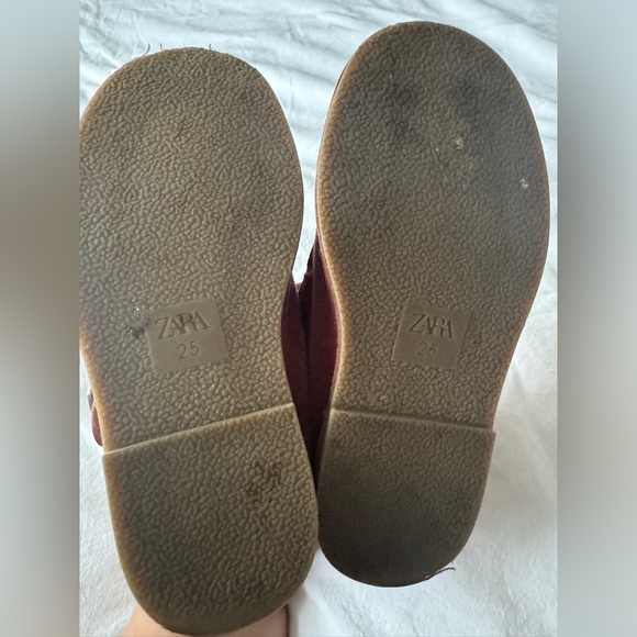 Zara Pink Dress Shoes with Suede Finish - Picture 6 of 7